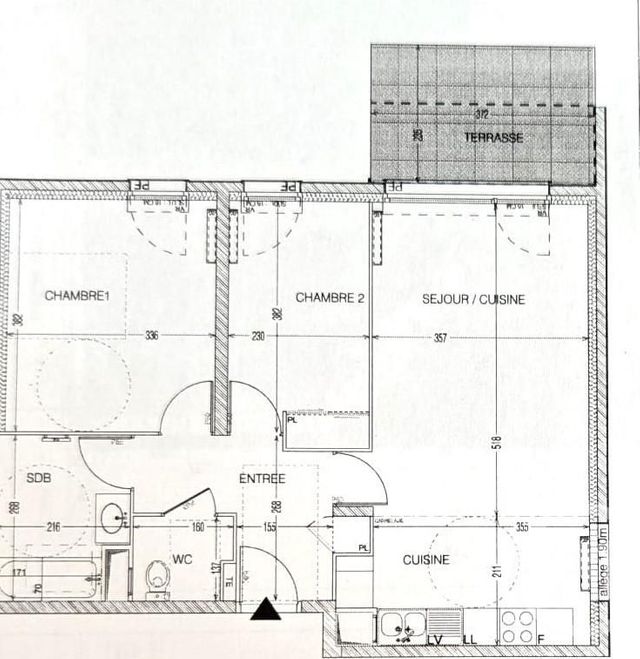 Appartement F3 &agrave; louer - 3 pi&egrave;ces - 62,75 m2 - Creteil - 94 - ILE-DE-FRANCE